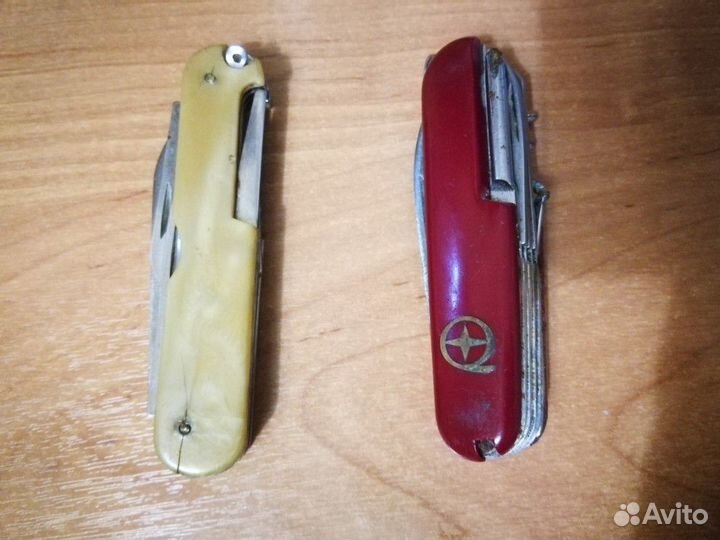 Ножи складные перочинные СССР. Цена за оба
