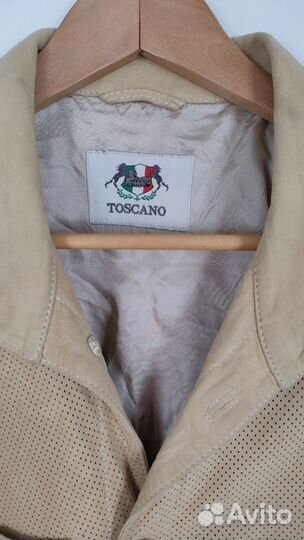 Кожаная рубашка Toscano Xl