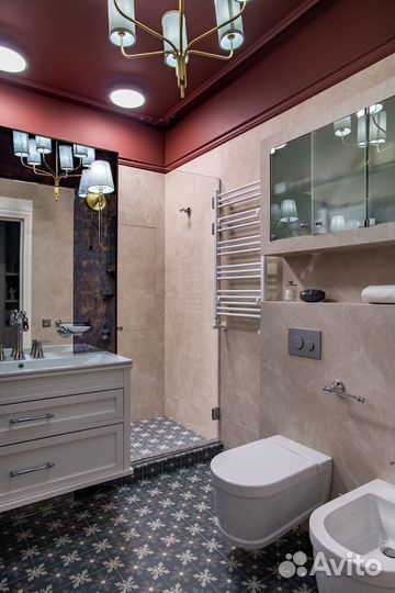 Тумба под раковину в классическом стиле на заказ