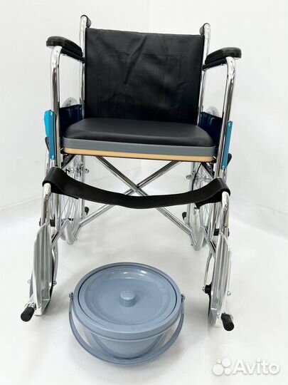 Инвалидная коляска с санитарным оснащением