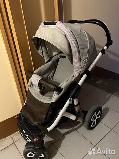 Коляска adamex 2 в 1 + автолюлька