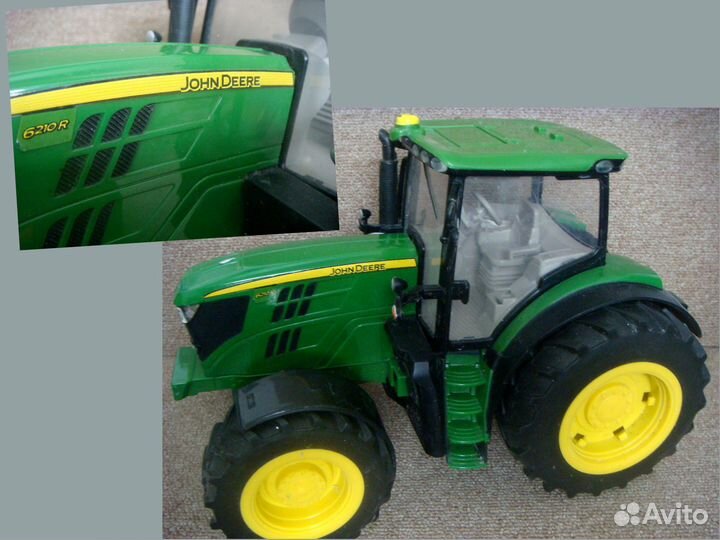 Трактор John Deere 6210 игрушка-модель