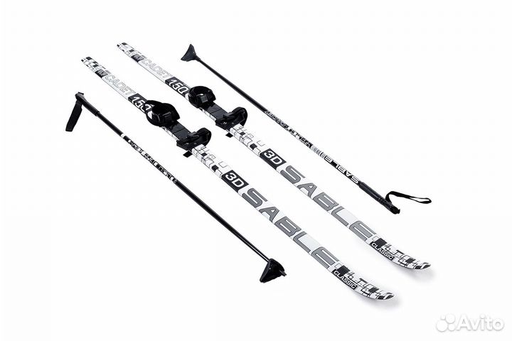 Лыжи беговые, Комплект лыж Детский STC 