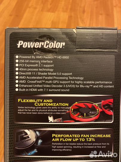 Видеокарта PowerColor Radeon HD 6950 2GB