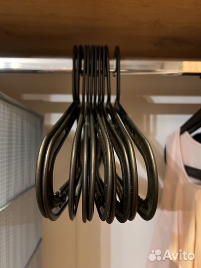 Плечики Икеа черные 10 штук