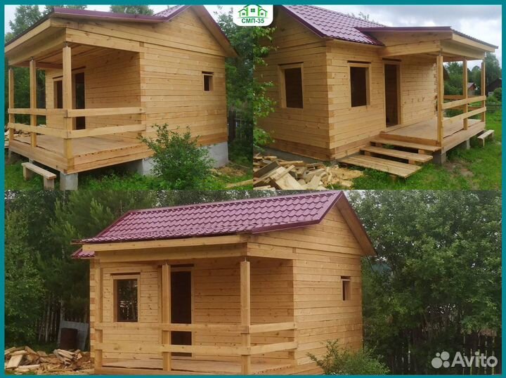 Баня из бруса. Сруб бани 5