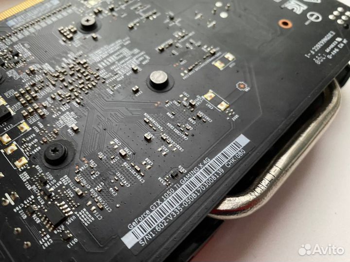 Видеокарта MSI GTX 1050 Ti gaming X 4G