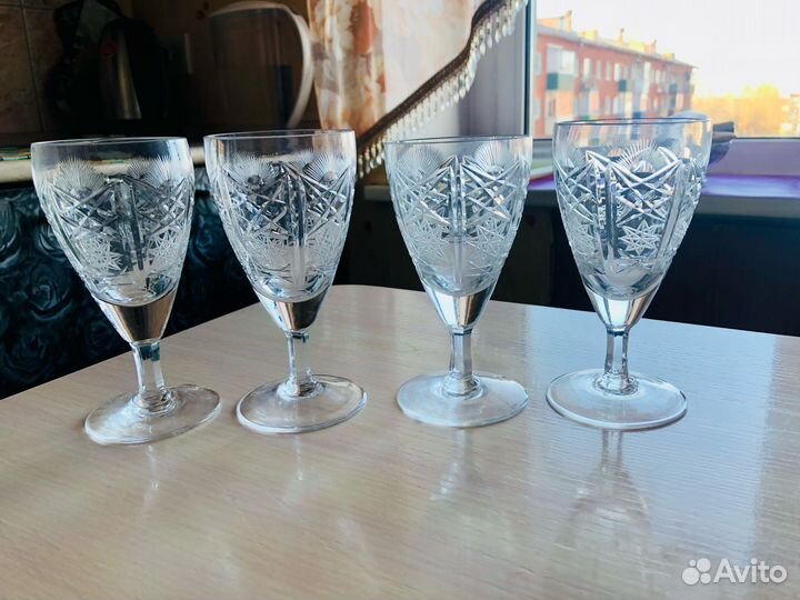 Хрустальные бокалы СССР