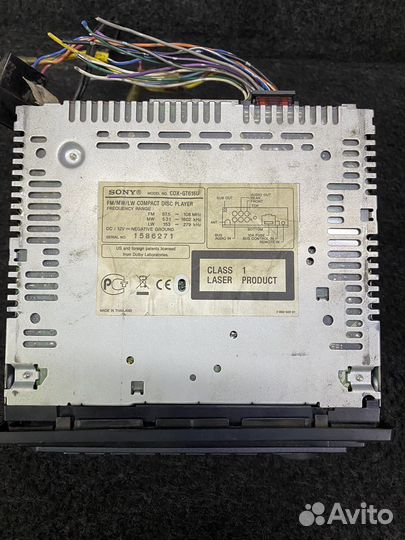 Магнитола sony CDX-GT616U