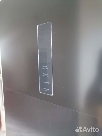 Холодильник новый черный 2 метра nofrost