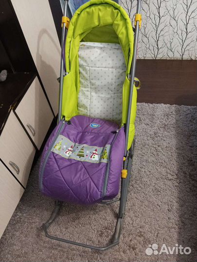 Коляска санки