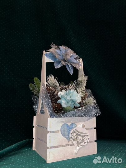 Новогодняя композиция на стол