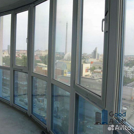 Пластиковая лоджия с отделкой