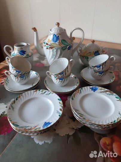 Кофейный сервиз лфз Колокольчик, СССР