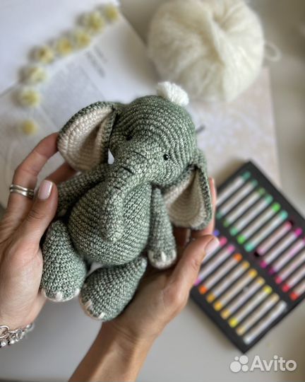 Слонёнок, ручная работа