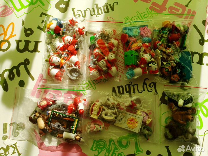 Киндер-сюрприз целые серии 90 и др