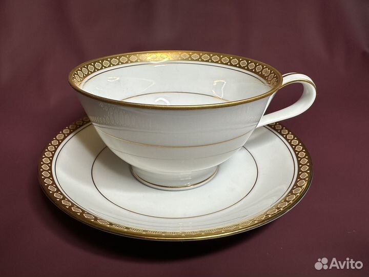 Чайное трио, тонкий японский фарфор Noritake