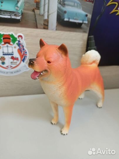 Игрушка из каучука акита, сиба ину