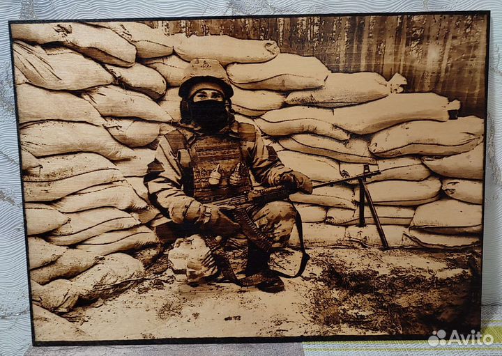 Выжигание портретов на дереве