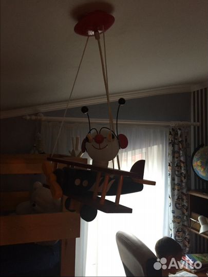 Детская люстра Самолётик