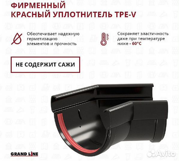Водосток пвх Гранд Лайн