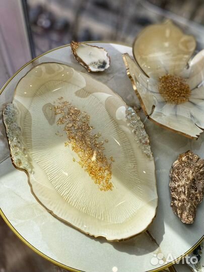 Блюдо из эпоксидной смолы