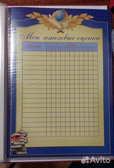 Папка-портфолио школьника, папка выпускника