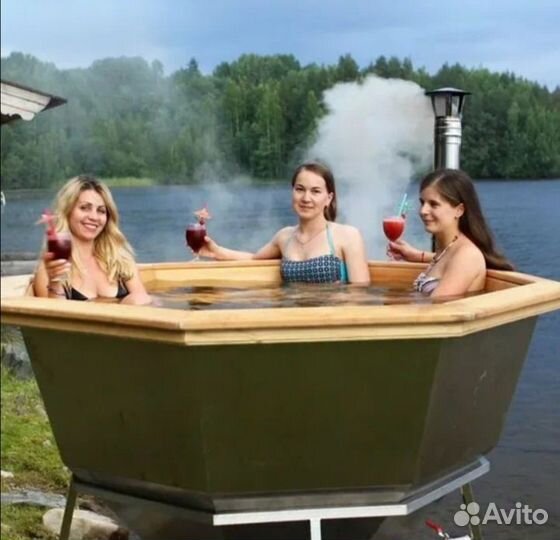 Банный чан на колесах