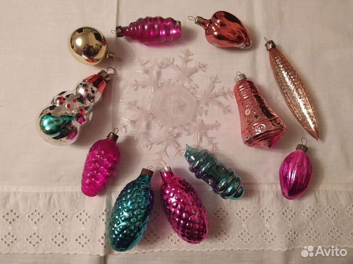 Елочные игрушки СССР