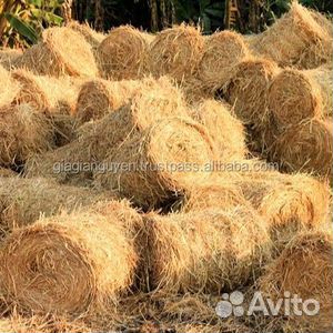 Солома в рулонах