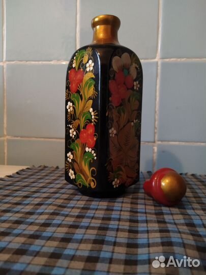 Штоф хохлома керамический