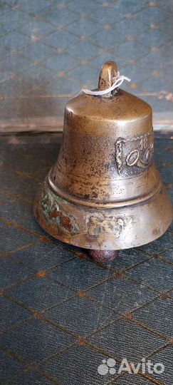 Колокол бронзовый,почтовой,старинный. 1872 г