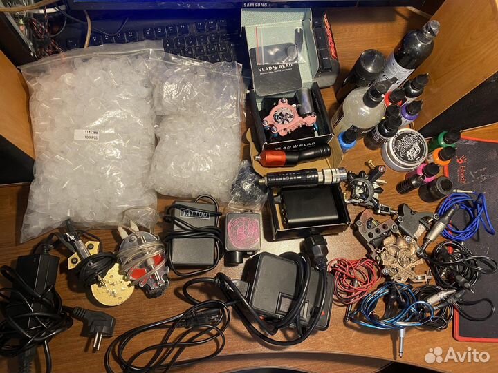 Тату оборудование картриджи иглы краска машинки