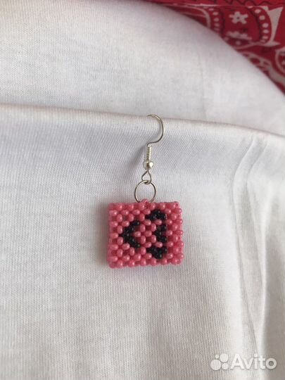 Серьги из бисера