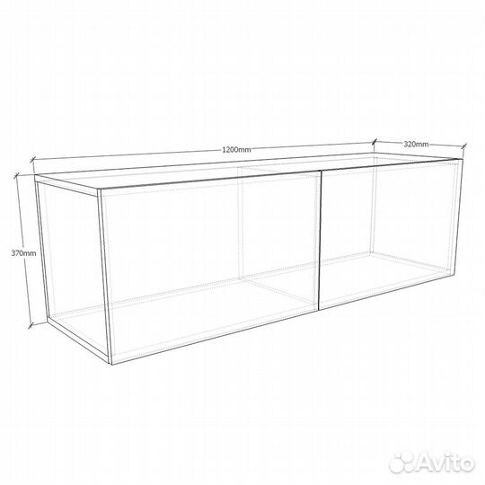 Тумба Толга-203ip сосна белая прикроватная