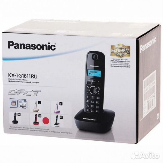 Аналоговый телефон Panasonic KX-TG1611CAR/R 563753