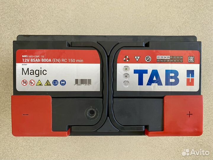 Аккумулятор TAB Magic 85ah 800A