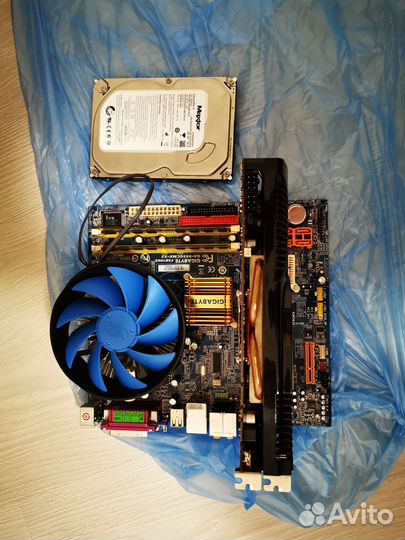 Комплектующие для пк. все рабочее