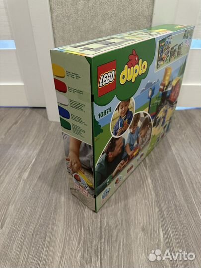 Lego duplo Town Поезд на паровой тяге 10874