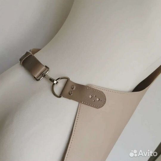 Фартук в тубусе. Нат.кожа