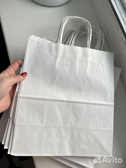 Крафт пакеты с ручками