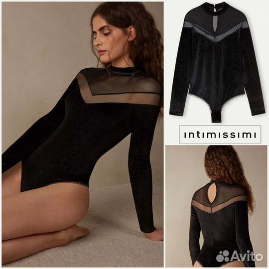 Боди из бархата intimissimi