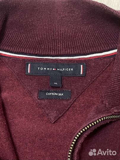 Джемпер tommy hilfiger zip 1/4 оригинал