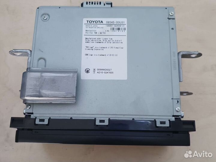 Автомагнитола 2din toyota