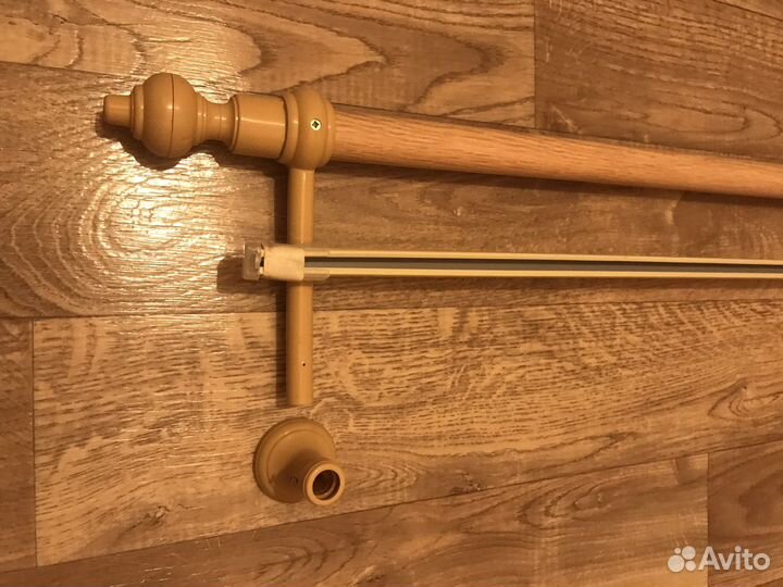 Карниз для штор двурядный 3 и 3.10 м настенный