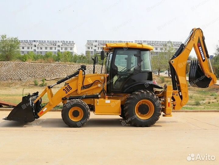 Экскаватор-погрузчик Shanmon 388, 2024