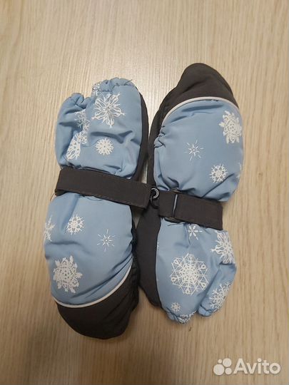 Варежки зимние детские 2 года