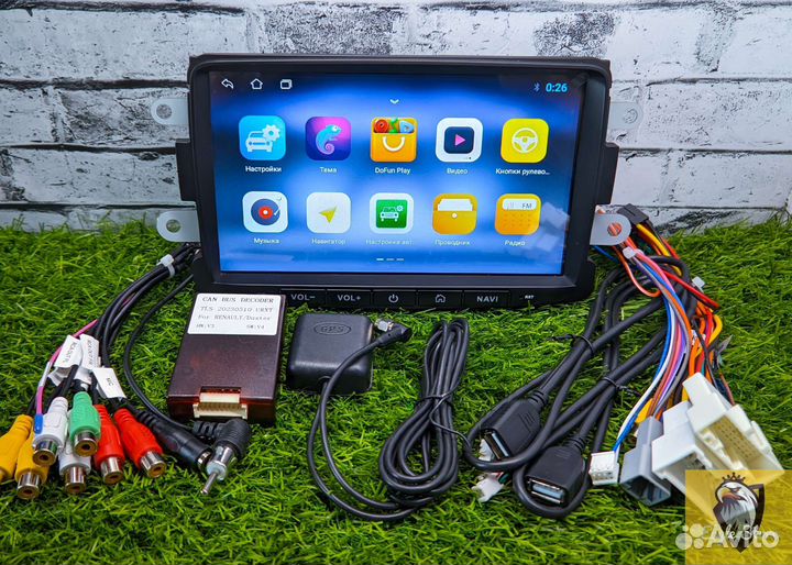 Магнитола Renault Duster,Sandero,Logan