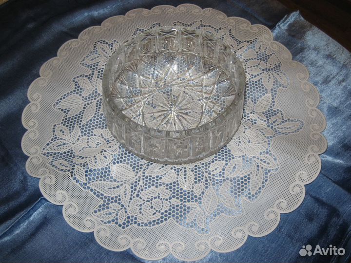 Салатница из хрусталя