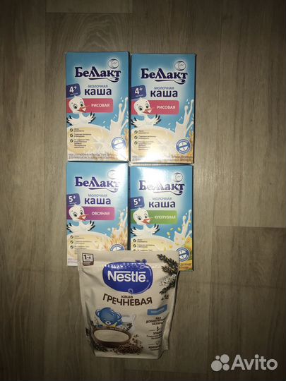 Детские каши молочные